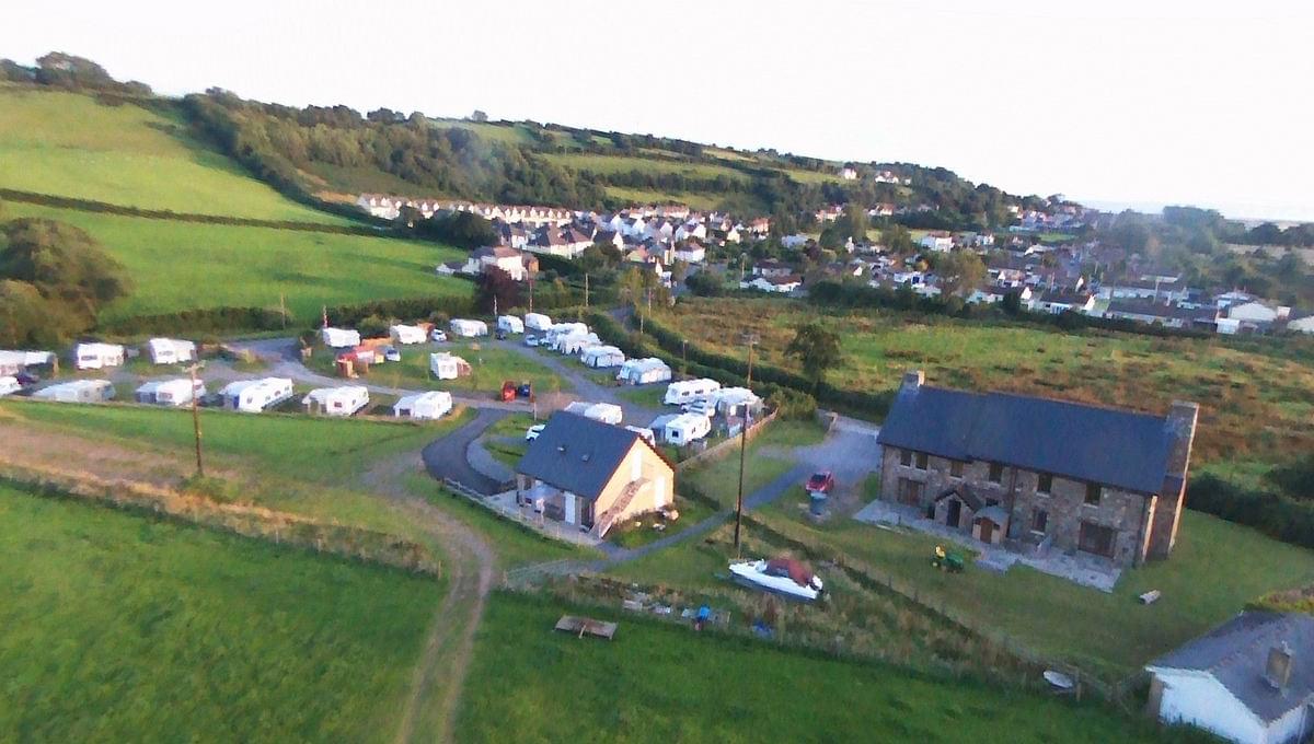 Ferryside Farm Caravan Park and Campsite, Carmarthenshire, Wales